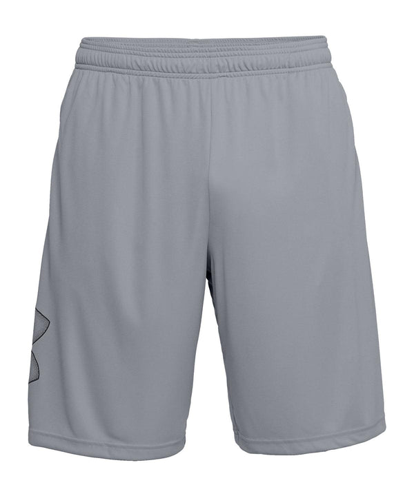Steel/Black - Tech™ graphic shorts Shorts Under Armour Activewear & Performance, Back to the Gym, Exclusives, Gymwear, Must Haves, Plus Sizes, Premium, Premium Sports, Sports & Leisure, Team Sportswear, Trousers & Shorts Schoolwear Centres
