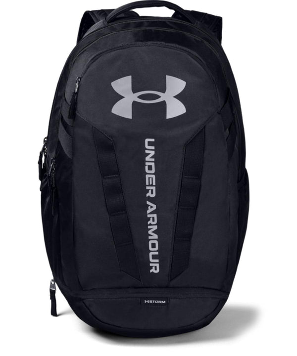 Black/Black/Silver - UA Hustle 5.0 backpack Bags Under Armour Bags & Luggage, Exclusives, New Styles For 2022, Premium Schoolwear Centres