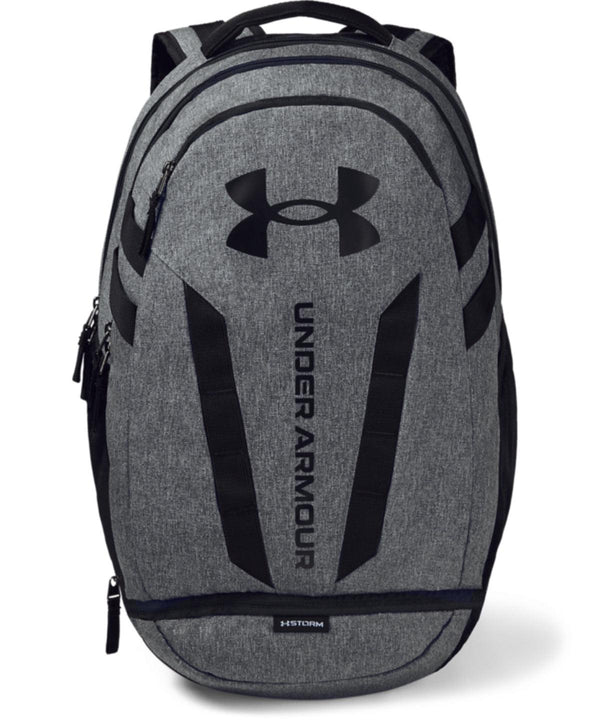 Black/Graphite Medium Heather/Black - UA Hustle 5.0 backpack Bags Under Armour Bags & Luggage, Exclusives, New Styles For 2022, Premium Schoolwear Centres