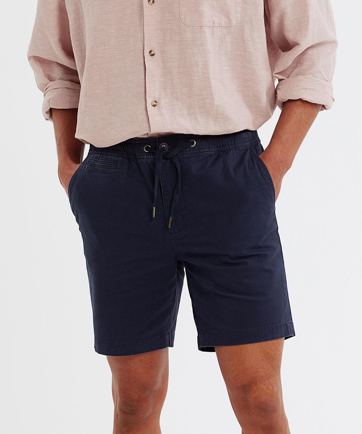 Olive - Men’s drawstring chino shorts Shorts Wombat New Styles for 2023, Rebrandable, Trousers & Shorts Schoolwear Centres