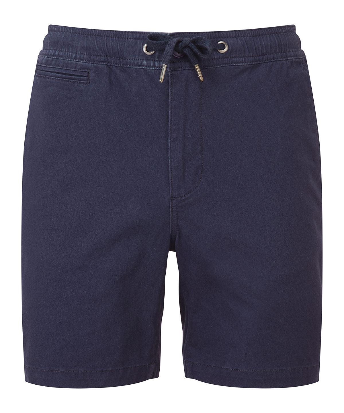 Navy - Men’s drawstring chino shorts Shorts Wombat New Styles for 2023, Rebrandable, Trousers & Shorts Schoolwear Centres