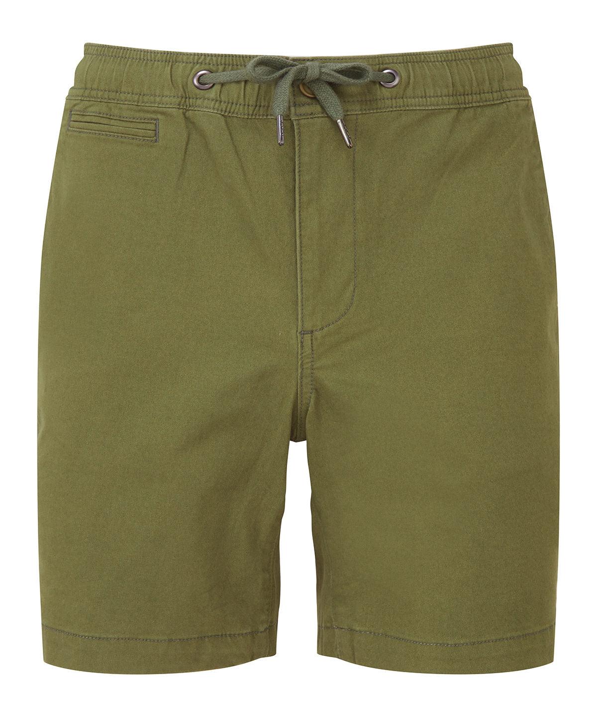 Olive - Men’s drawstring chino shorts Shorts Wombat New Styles for 2023, Rebrandable, Trousers & Shorts Schoolwear Centres