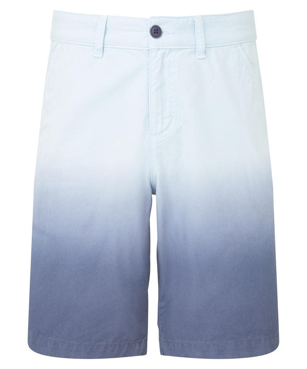 Blue - Men’s dip-dye shorts Shorts Wombat New Styles for 2023, Rebrandable, Resortwear, Trousers & Shorts Schoolwear Centres
