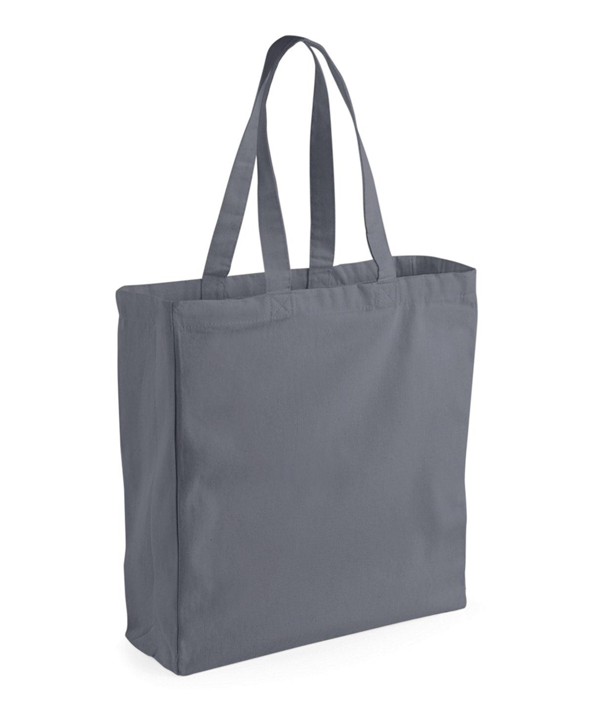 Graphite Grey - Canvas classic shopper Bags Westford Mill Bags & Luggage, Must Haves, New Colours For 2022 Schoolwear Centres