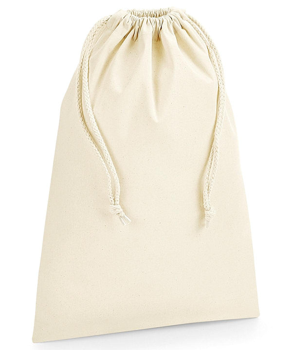 Natural - Organic premium cotton stuff bag Bags Westford Mill Bags & Luggage, Organic & Conscious Schoolwear Centres