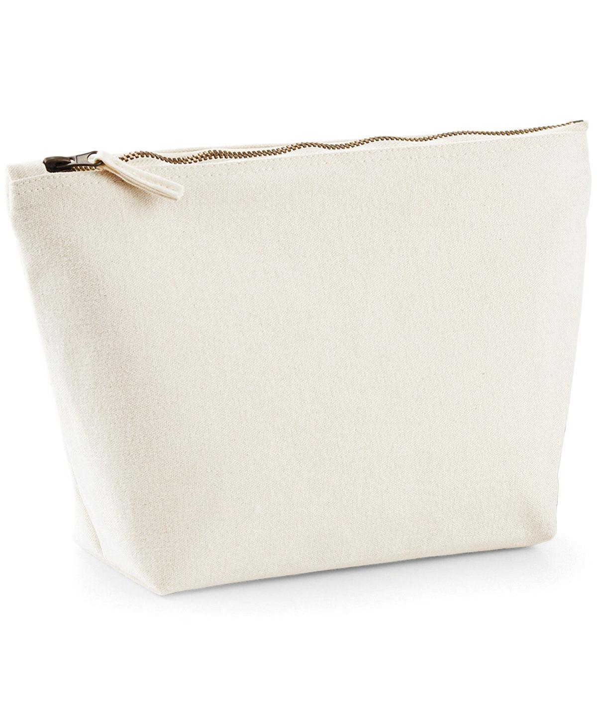 Light Grey - Canvas accessory bag Bags Westford Mill Bags & Luggage, Must Haves Schoolwear Centres