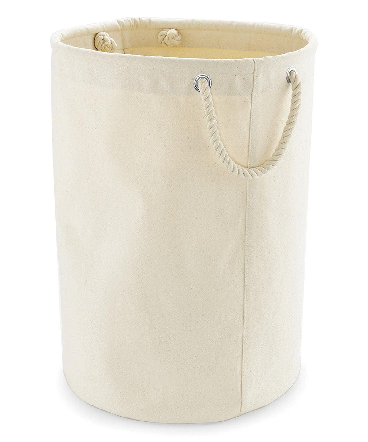 Pure Grey - Heavy canvas storage trug Storage Westford Mill Bags & Luggage, Gifting, Must Haves Schoolwear Centres