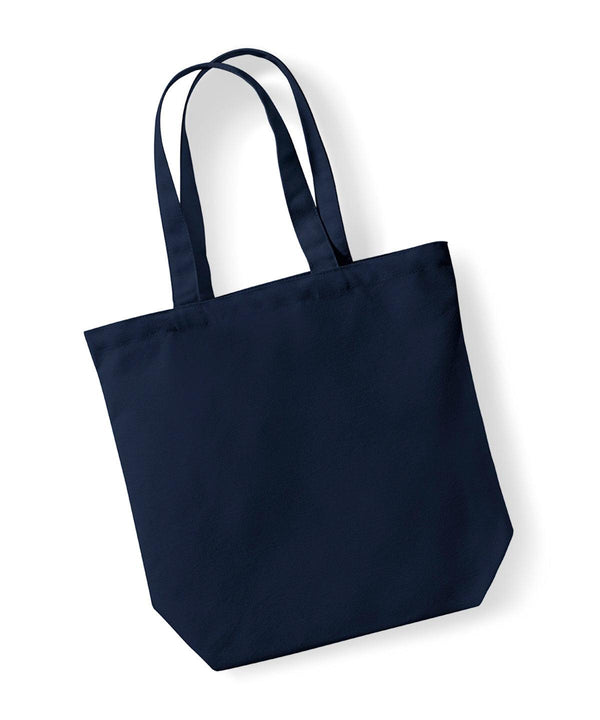 French Navy - Fairtrade cotton Camden shopper Bags Westford Mill Bags & Luggage, New Colours for 2023, Organic & Conscious Schoolwear Centres