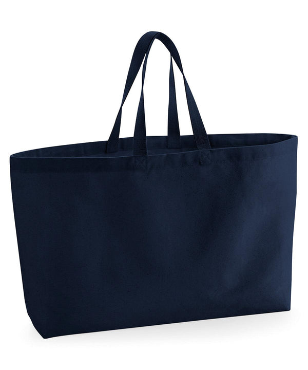 French Navy - Oversized canvas tote bag Bags Westford Mill Bags & Luggage, New Colours for 2023, New Styles For 2022, Oversized Schoolwear Centres