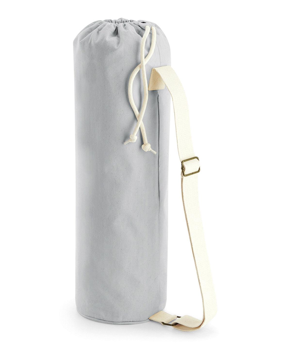 Light Grey - EarthAware® organic yoga mat bag Bags Westford Mill Bags & Luggage, New Styles For 2022, Organic & Conscious Schoolwear Centres