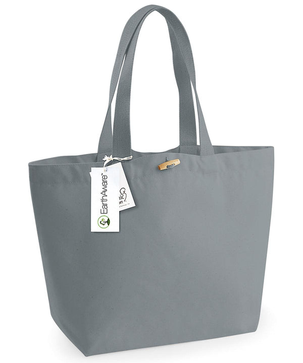 Pure Grey - EarthAware® organic marina tote Bags Westford Mill Bags & Luggage, Holiday Season, Organic & Conscious Schoolwear Centres
