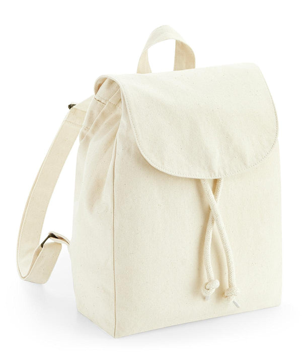 Natural - EarthAware® organic mini rucksack Bags Westford Mill Bags & Luggage, New Colours for 2023, New Styles For 2022, Organic & Conscious Schoolwear Centres