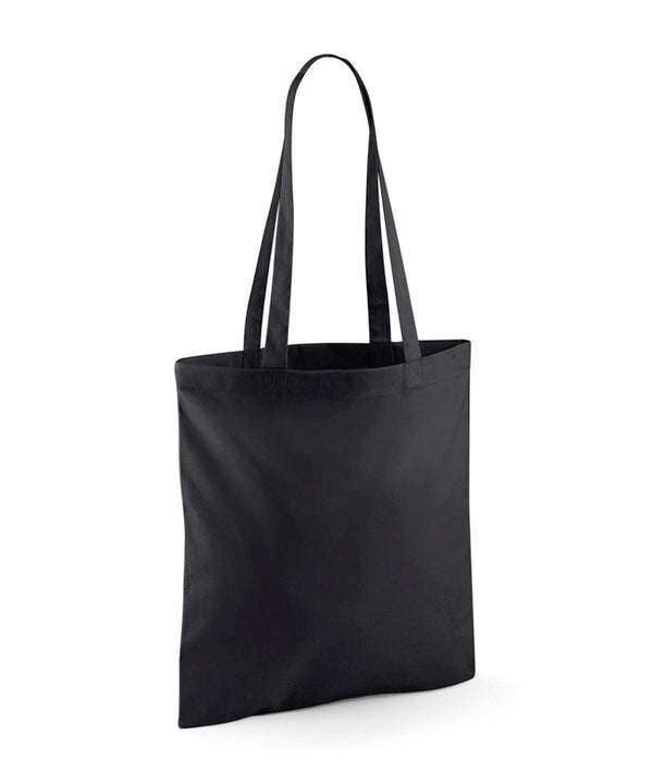 Black - Recycled cotton tote Bags Westford Mill Bags & Luggage, New Styles For 2022, Organic & Conscious Schoolwear Centres
