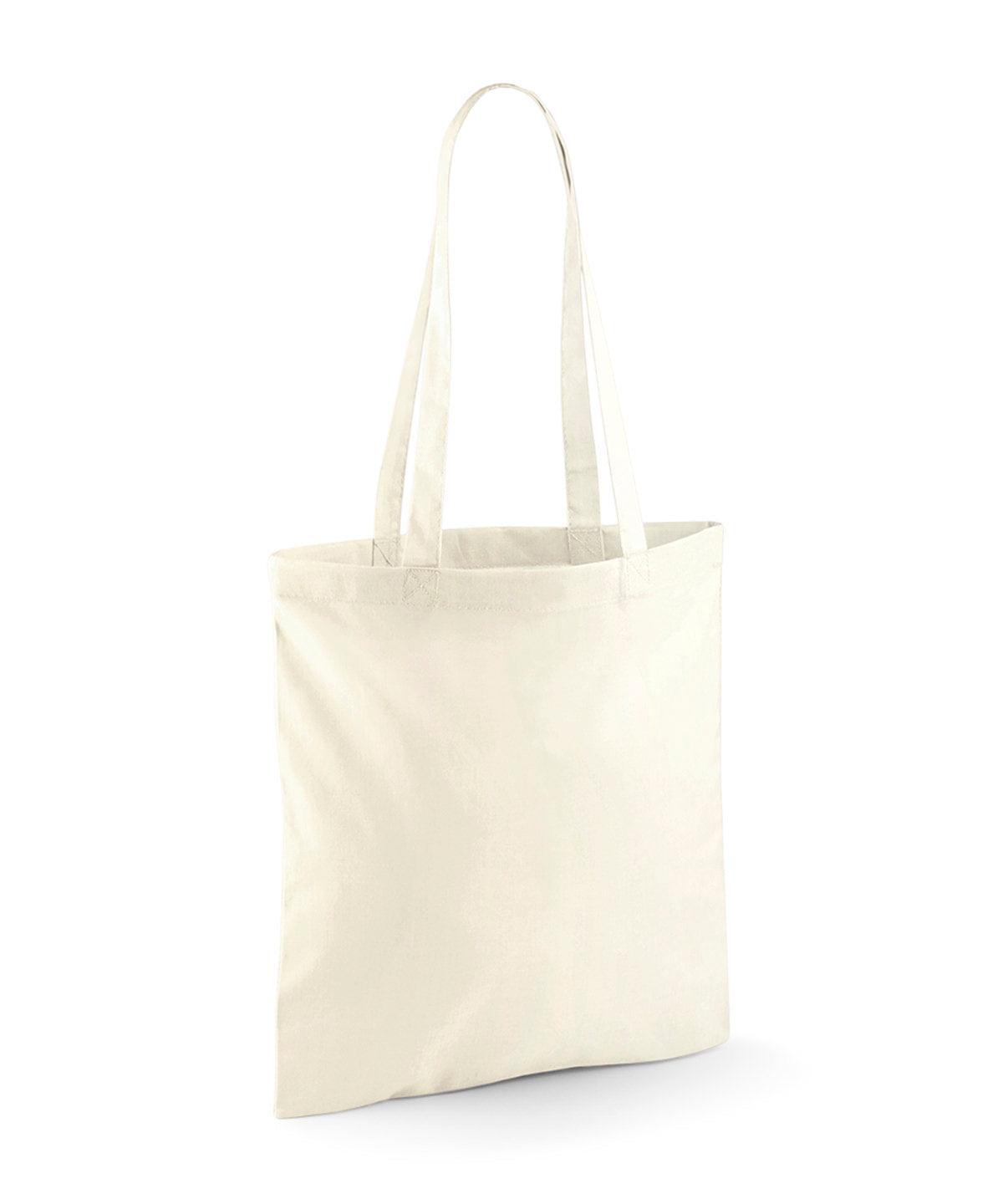 Natural - Recycled cotton tote Bags Westford Mill Bags & Luggage, New Styles For 2022, Organic & Conscious Schoolwear Centres