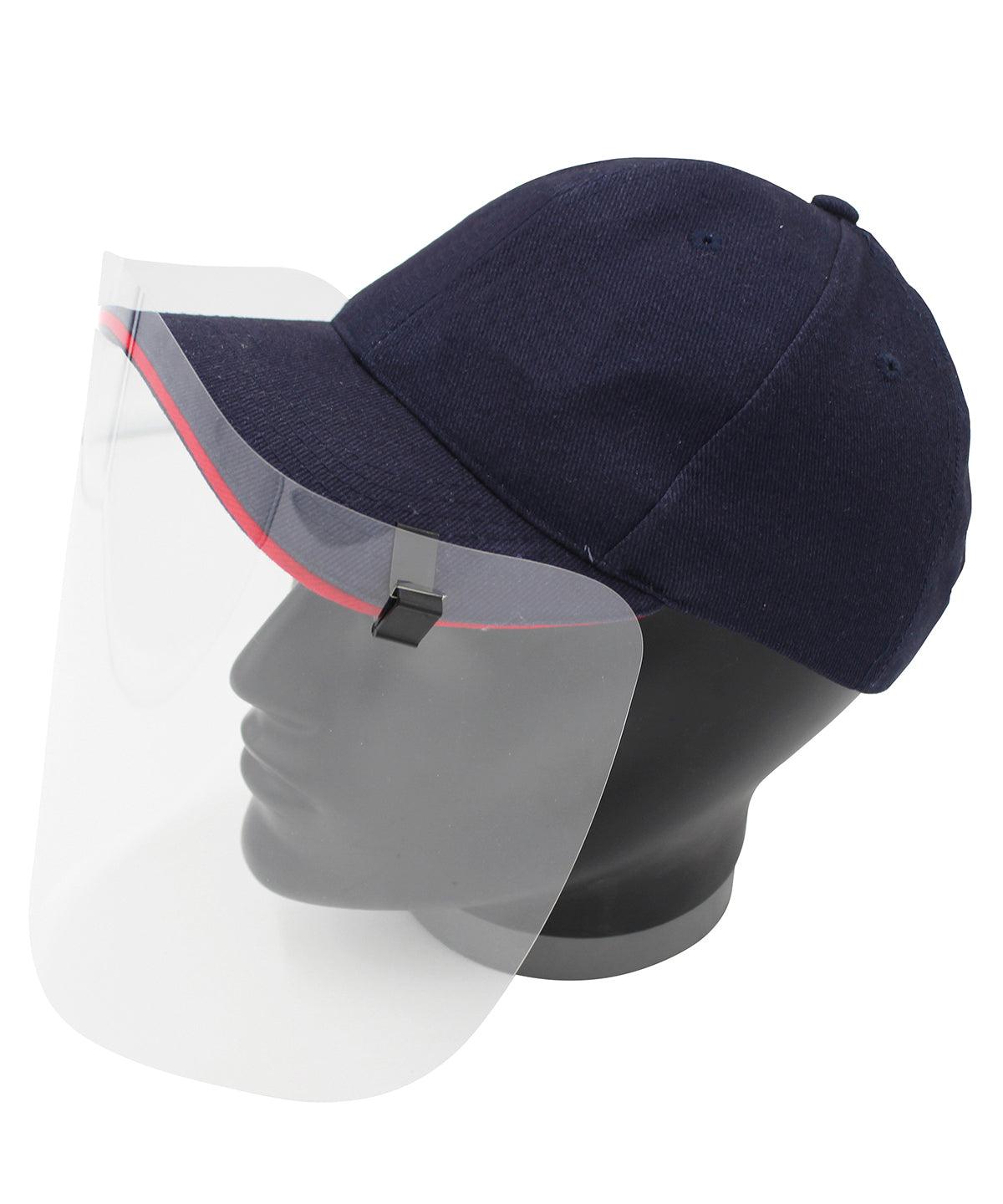 Clear - Shakoshield cap visor (pack of 10) Cap Visors AXQ Personal Protection Schoolwear Centres
