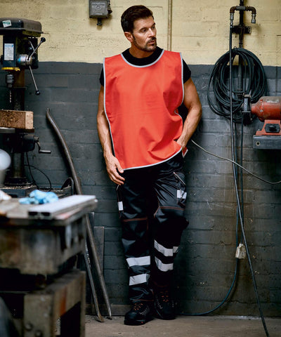 Yellow - Hi-vis reflective border tabard (HVJ259) Tabards Yoko Must Haves, Safety Essentials, Safetywear, Workwear Schoolwear Centres