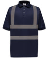 Navy - Hi-vis short sleeve polo (HVJ210) Polos Yoko Must Haves, Plus Sizes, Polos & Casual, Safetywear, Workwear Schoolwear Centres