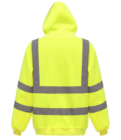 Yoko Hi-Vis Pull Over Hoodie | Yellow Hood Yoko hi-vis, Hi-vis Adult, Hi-vis Reflective Border Kids Waistcoat, Hi-vis Tops, Hi-Viz Premium P.E. Bag, style-yk031, workwear, Yoko Schoolwear Centres