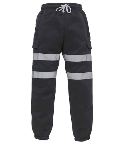 Yoko Hi-Vis Jog Pants | Black Trousers Yoko hi-vis, Hi-vis Adult, Hi-vis Reflective Border Kids Waistcoat, Hi-vis Tops, Hi-Viz Premium P.E. Bag, style-yk034, workwear, Yoko Schoolwear Centres
