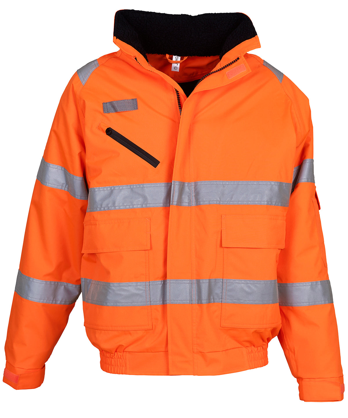 Orange - Hi-vis fontaine flight jacket (HVP209) Jackets Yoko New For 2021, New Styles For 2021, Plus Sizes, Safetywear, Workwear Schoolwear Centres