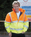 Orange - Hi-vis classic bomber jacket (HVP211) Jackets Yoko Jackets & Coats, Must Haves, Safetywear, Workwear Schoolwear Centres