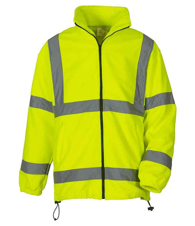 Yoko Hi-Vis Heavyweight Fleece Jacket | Yellow Fleece Yoko hi-vis, Hi-vis Adult, Hi-vis Reflective Border Kids Waistcoat, Hi-vis Tops, Hi-Viz Premium P.E. Bag, style-yk060, workwear, YK042, Yoko Schoolwear Centres