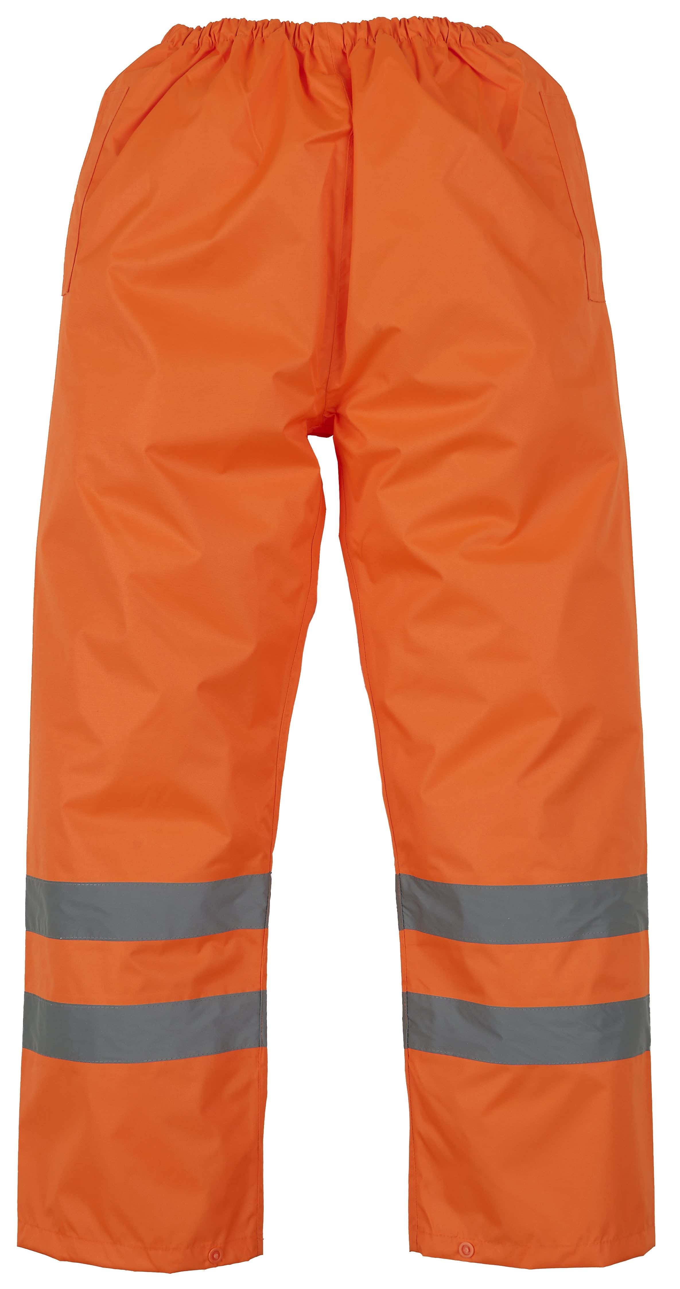 Hi-vis waterproof overtrousers - Schoolwear Centres | School Uniform Centres