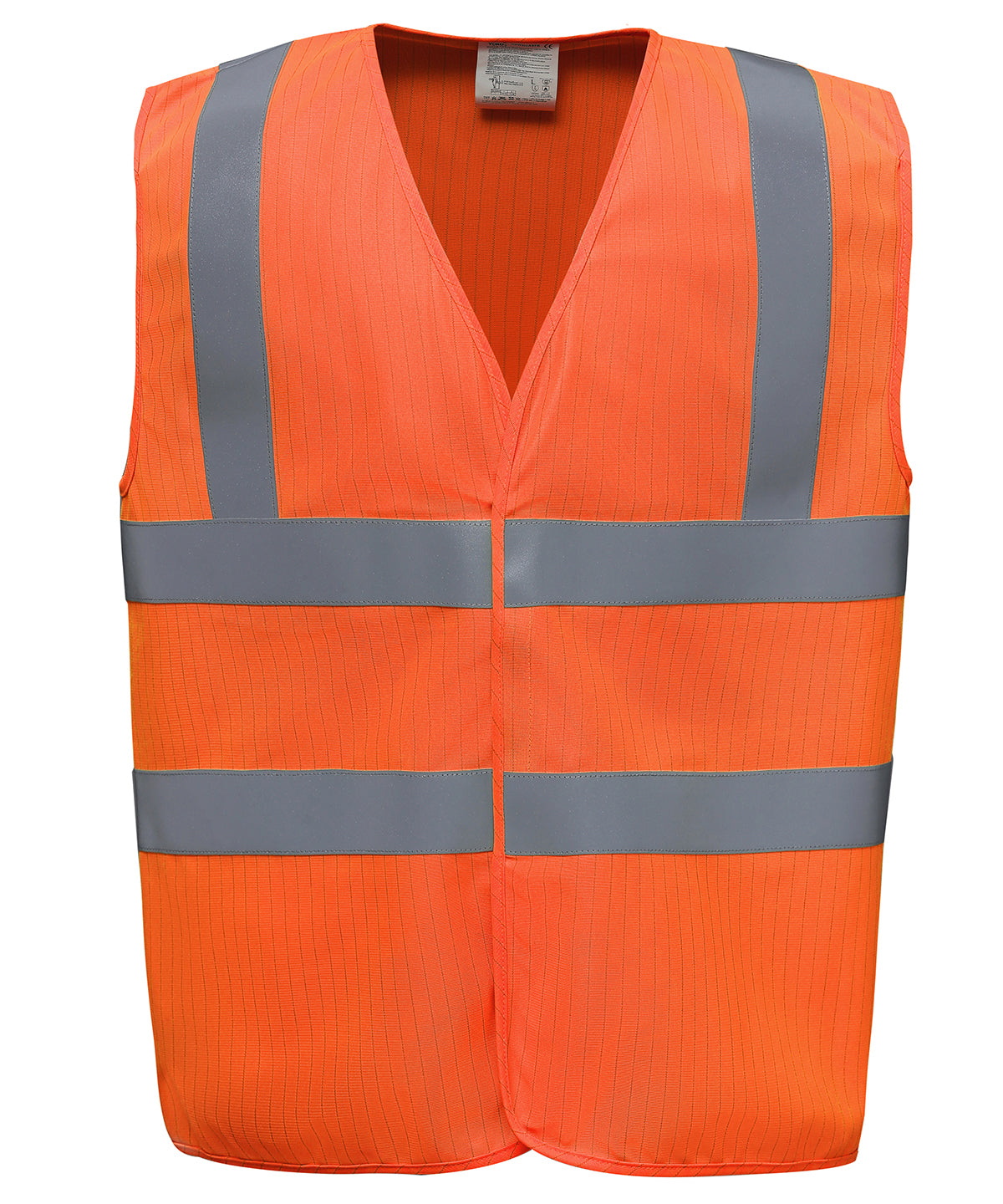 Orange - Hi-vis flame-retardant anti-static waistcoat (HVW100ASFR) Safety Vests Yoko Safety Essentials, Safetywear, Workwear Schoolwear Centres