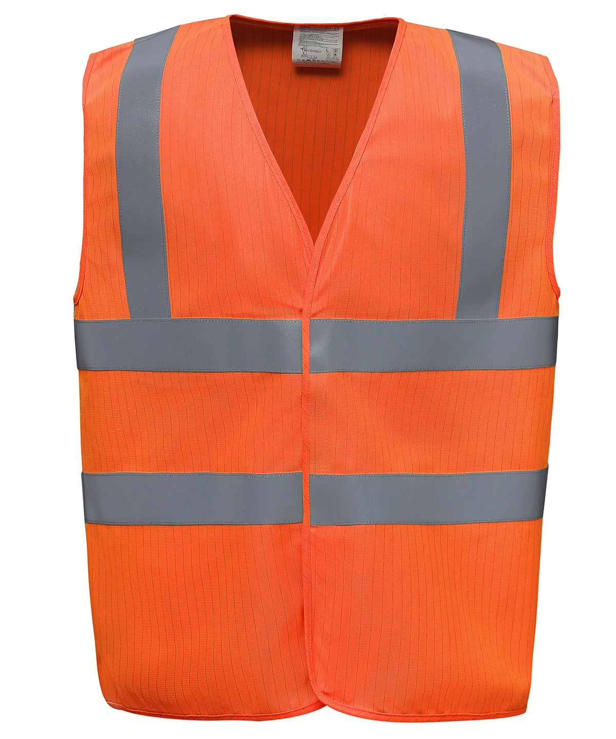 Orange - Hi-vis flame-retardant anti-static waistcoat (HVW100ASFR) Safety Vests Yoko Safety Essentials, Safetywear, Workwear Schoolwear Centres