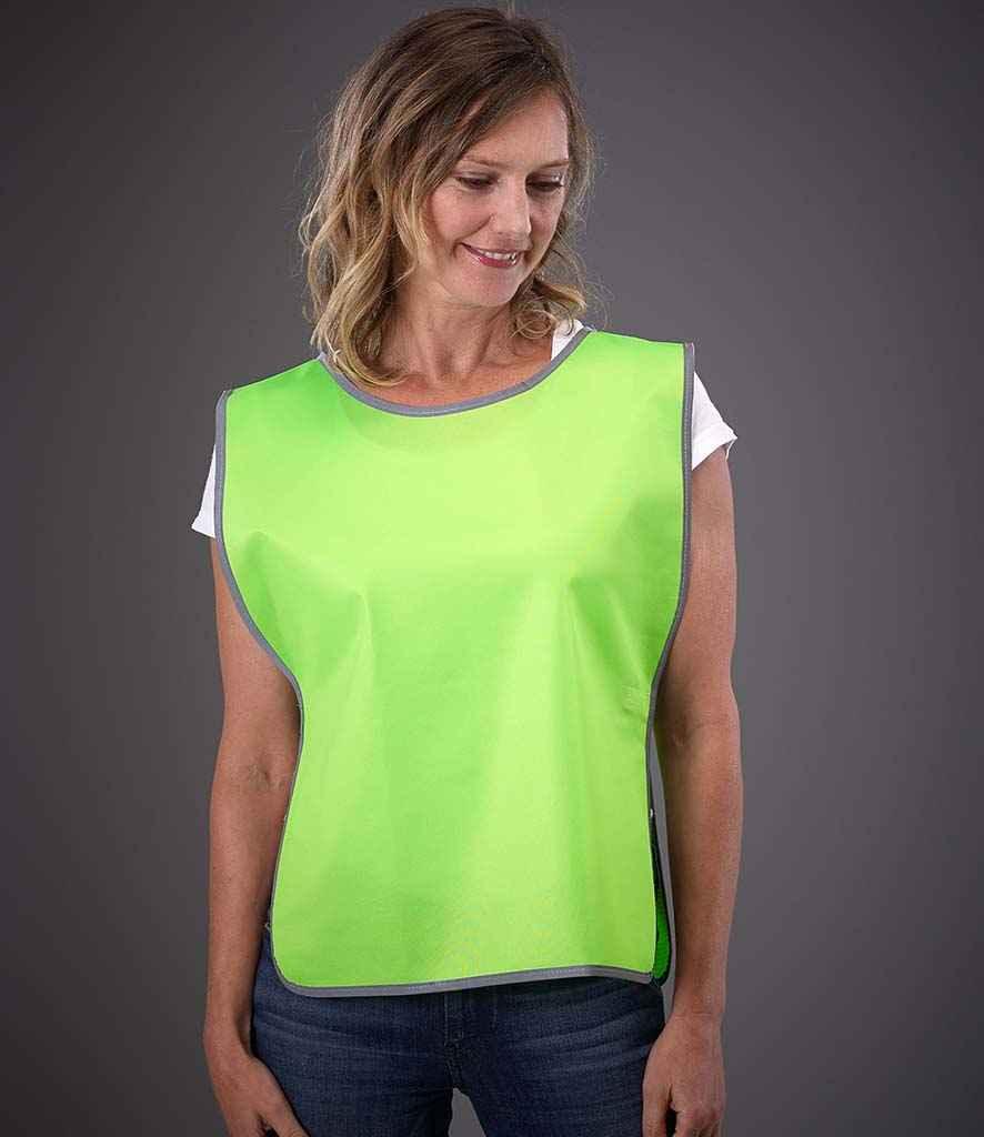 Yoko Hi-Vis Reflective Border Tabard | Lime Green Tabard Yoko hi-vis, Hi-vis Adult, Hi-vis Reflective Border Kids Waistcoat, Hi-vis Tops, Hi-Viz Premium P.E. Bag, style-yk100, workwear, Yoko Schoolwear Centres