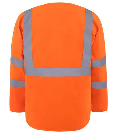 Yoko Hi-Vis Executive Long Sleeve Waistcoat | Orange Waistcoat Yoko hi-vis, Hi-vis Adult, Hi-vis Reflective Border Kids Waistcoat, Hi-vis Tops, Hi-Viz Premium P.E. Bag, style-yk108, workwear, Yoko Schoolwear Centres