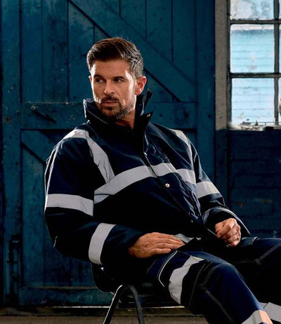 Yoko Security Jacket | Navy Jacket Yoko hi-vis, Hi-vis Adult, Hi-vis Reflective Border Kids Waistcoat, Hi-vis Tops, Hi-Viz Premium P.E. Bag, style-yk203, workwear, Yoko Schoolwear Centres