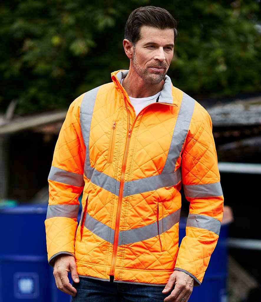 Yoko Hi-Vis Kensington Jacket | Orange Jacket Yoko hi-vis, Hi-vis Adult, Hi-vis Reflective Border Kids Waistcoat, Hi-vis Tops, Hi-Viz Premium P.E. Bag, style-yk208, workwear, Yoko Schoolwear Centres