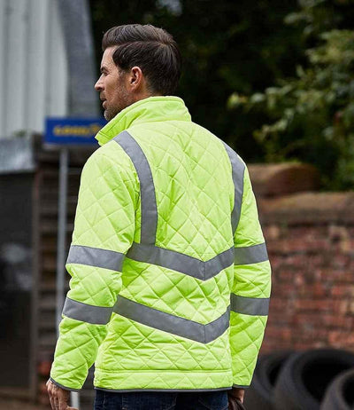 Yoko Hi-Vis Kensington Jacket | Yellow Jacket Yoko hi-vis, Hi-vis Adult, Hi-vis Reflective Border Kids Waistcoat, Hi-vis Tops, Hi-Viz Premium P.E. Bag, style-yk208, workwear, Yoko Schoolwear Centres