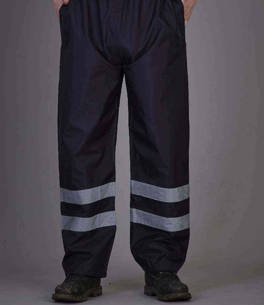 Yoko Hi-Vis Waterproof Overtrousers | Navy Trousers Yoko hi-vis, Hi-vis Adult, Hi-vis Reflective Border Kids Waistcoat, Hi-vis Tops, Hi-Viz Premium P.E. Bag, style-yk210, workwear, Yoko Schoolwear Centres