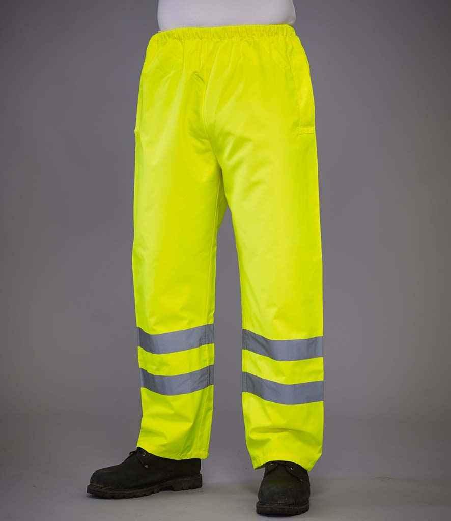 Yoko Hi-Vis Waterproof Overtrousers | Yellow Trousers Yoko hi-vis, Hi-vis Adult, Hi-vis Reflective Border Kids Waistcoat, Hi-vis Tops, Hi-Viz Premium P.E. Bag, style-yk210, workwear, Yoko Schoolwear Centres