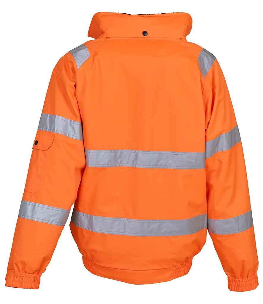 Yoko Fontaine Flight Jacket | Orange Jacket Yoko hi-vis, Hi-vis Adult, Hi-vis Reflective Border Kids Waistcoat, Hi-vis Tops, Hi-Viz Premium P.E. Bag, style-yk213, workwear, Yoko Schoolwear Centres