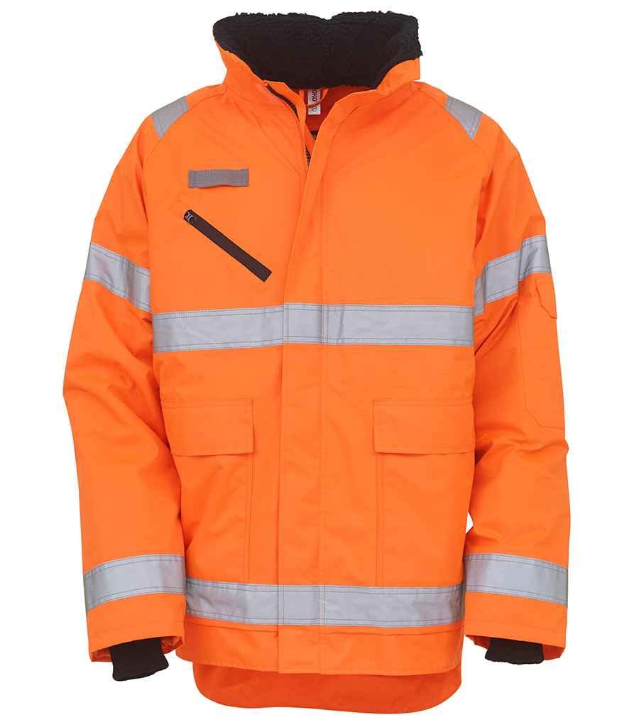 Yoko Fontaine Storm Jacket | Orange Jacket Yoko hi-vis, Hi-vis Adult, Hi-vis Reflective Border Kids Waistcoat, Hi-vis Tops, Hi-Viz Premium P.E. Bag, style-yk214, workwear, Yoko Schoolwear Centres