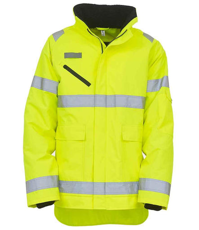 Yoko Fontaine Storm Jacket | Yellow Jacket Yoko hi-vis, Hi-vis Adult, Hi-vis Reflective Border Kids Waistcoat, Hi-vis Tops, Hi-Viz Premium P.E. Bag, style-yk214, workwear, Yoko Schoolwear Centres