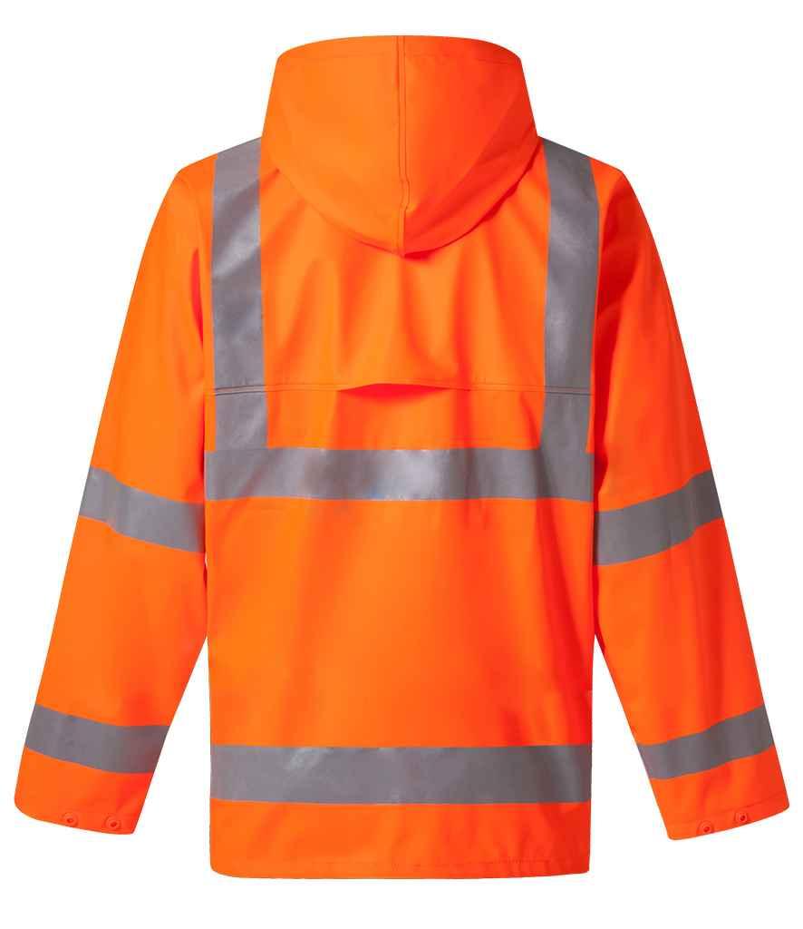Yoko Hi-Vis Flex U-Dry Jacket | Orange Jacket Yoko hi-vis, Hi-vis Adult, Hi-vis Reflective Border Kids Waistcoat, Hi-vis Tops, Hi-Viz Premium P.E. Bag, style-yk220, workwear, Yoko Schoolwear Centres
