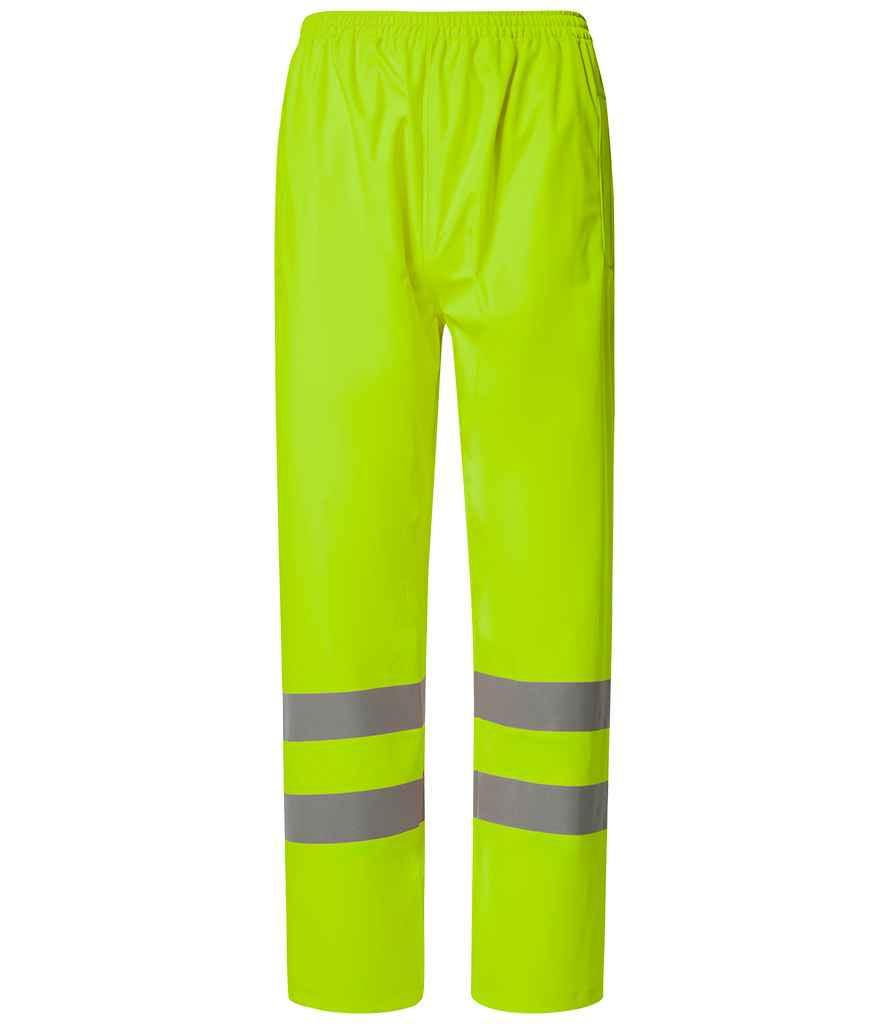 Yoko Hi-Vis Flex U-Dry Overtrousers | Yellow Trousers Yoko hi-vis, Hi-vis Adult, Hi-vis Reflective Border Kids Waistcoat, Hi-vis Tops, Hi-Viz Premium P.E. Bag, style-yk221, workwear, Yoko Schoolwear Centres