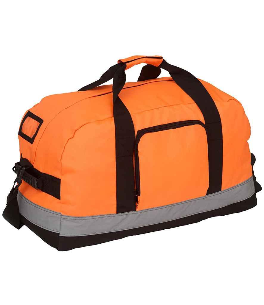 Yoko Hi-Vis Seattle Holdall | Orange Bag Yoko hi-vis, Hi-vis Adult, Hi-vis Reflective Border Kids Waistcoat, Hi-vis Tops, style-yk501, workwear, Yoko Schoolwear Centres