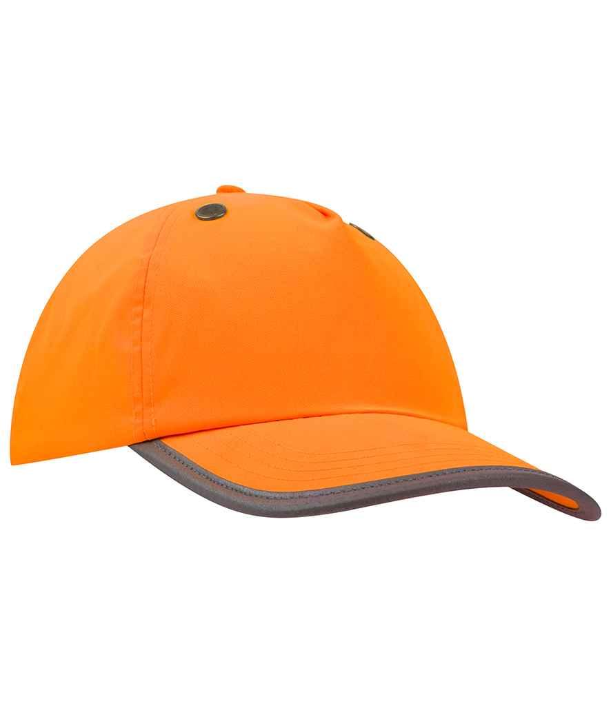 Yoko Hi-Vis Safety Bump Cap | Orange Headwear Yoko hi-vis, Hi-vis Adult, Hi-vis Reflective Border Kids Waistcoat, Hi-vis Tops, style-yk550, workwear, Yoko Schoolwear Centres