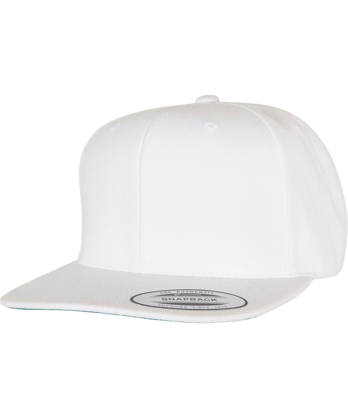 White - The classic snapback (6089M) Caps Flexfit by Yupoong Headwear, Must Haves, New Colours for 2023, Rebrandable, Streetwear Schoolwear Centres