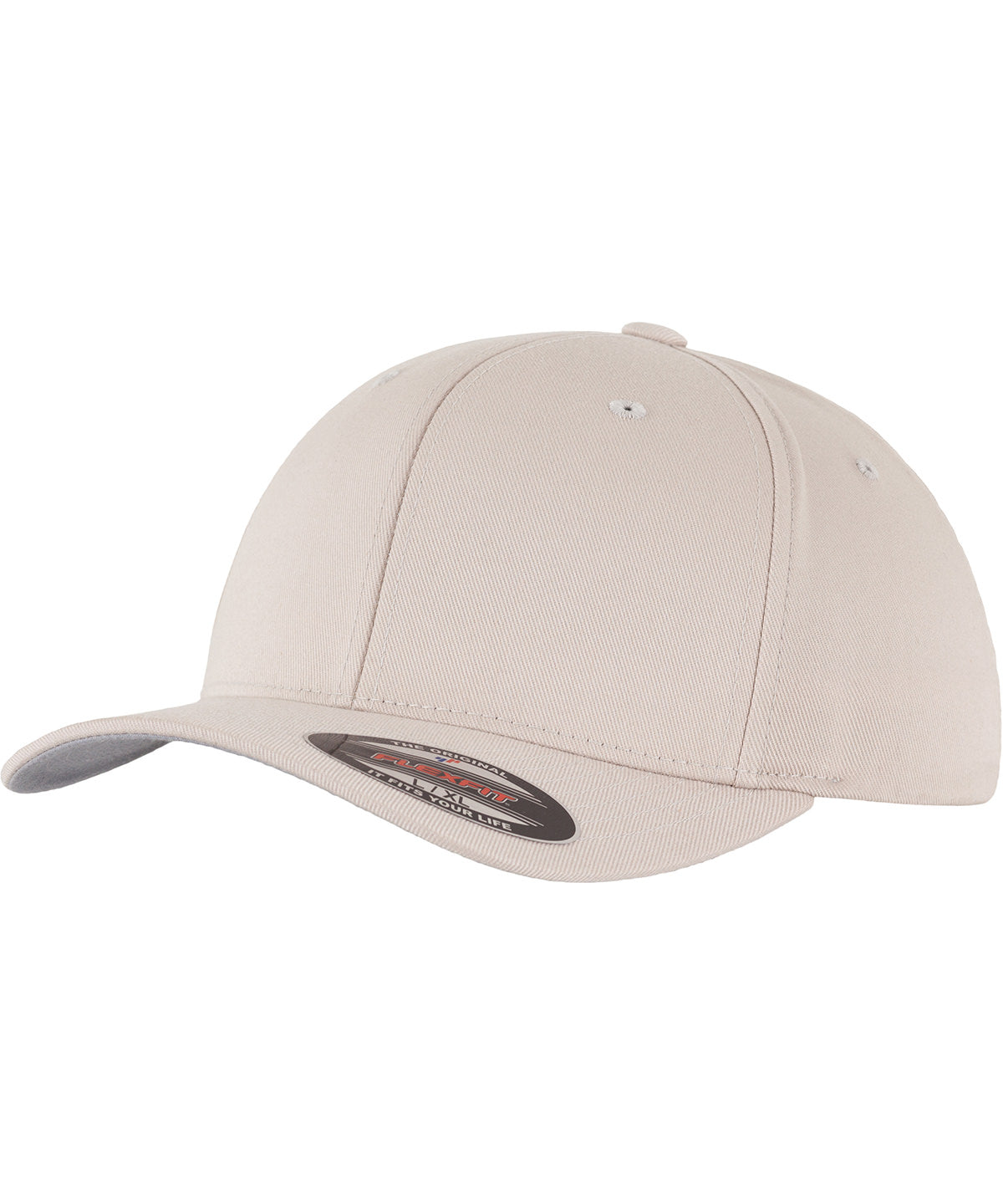 Stone - Flexfit fitted baseball cap (6277) Caps Flexfit by Yupoong 2022 Spring Edit, Headwear, Must Haves, New Colours for 2023, Rebrandable, Summer Accessories Schoolwear Centres