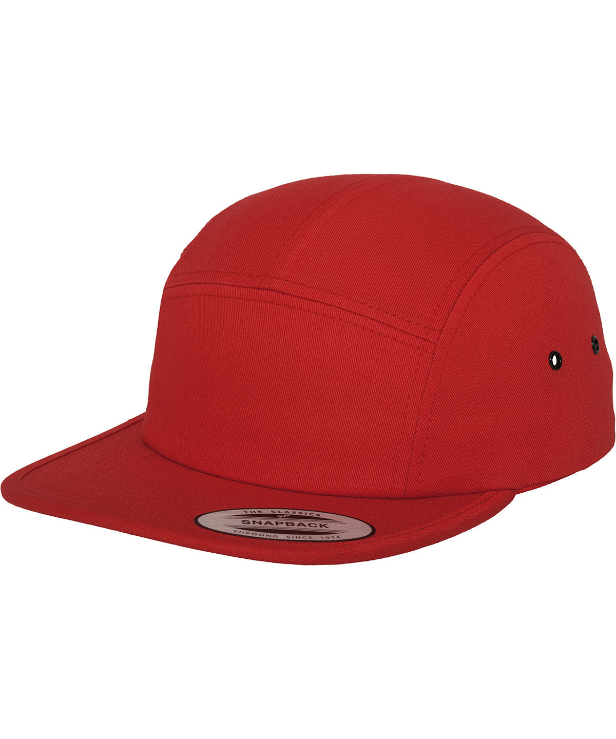 Red - Classic 5-panel jockey cap (7005) Caps Flexfit by Yupoong Headwear, Must Haves, New Colours for 2023, Rebrandable Schoolwear Centres