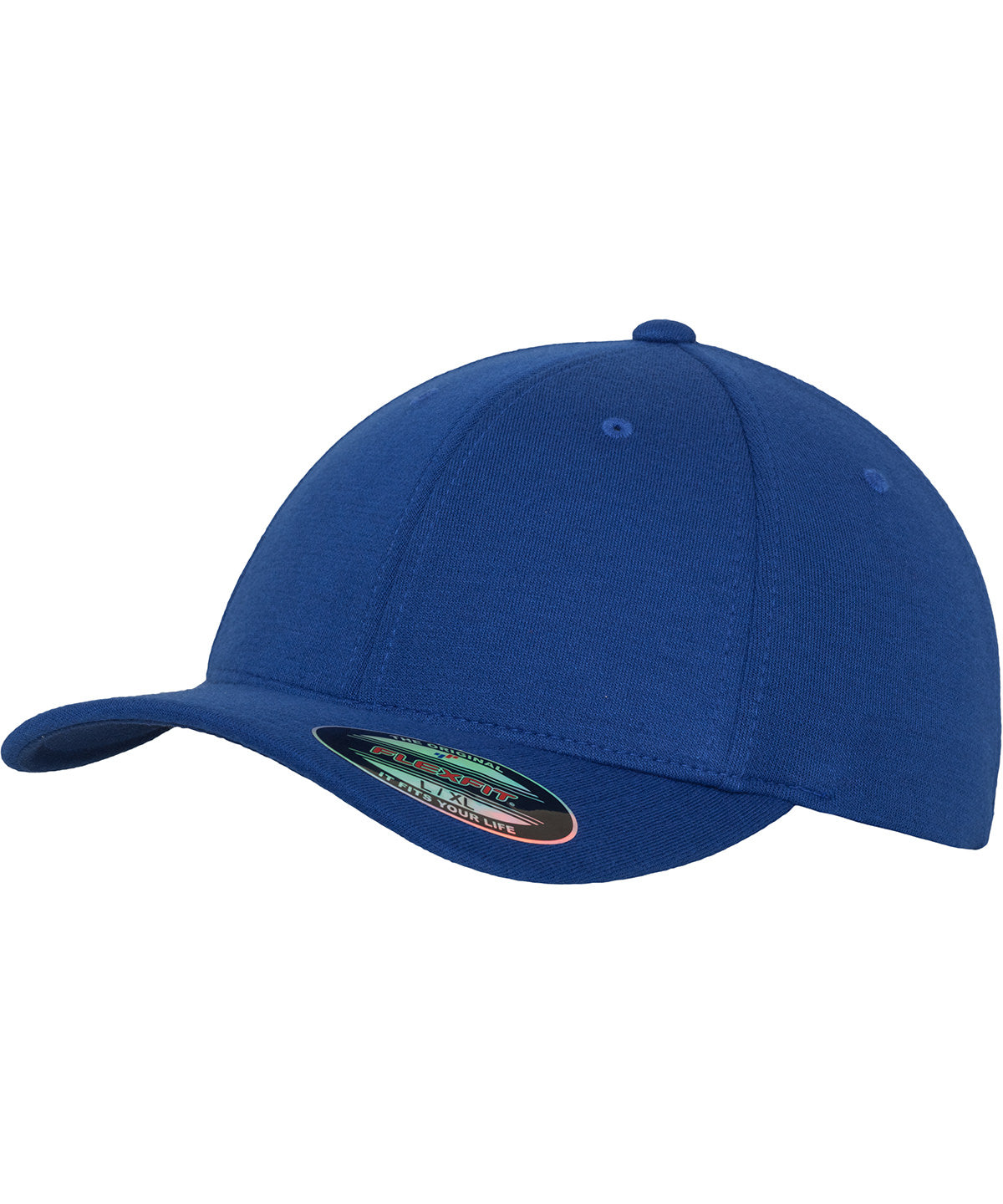Royal - Flexfit double Jersey cap (6778) Caps Flexfit by Yupoong Headwear, New Colours for 2023, Rebrandable, Streetwear Schoolwear Centres