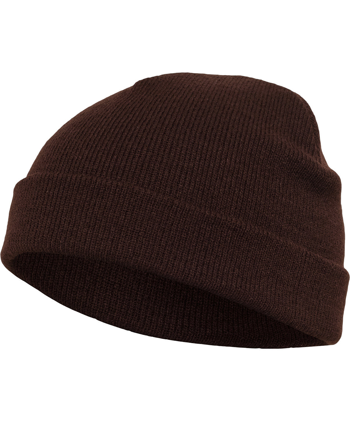 Brown - Heavyweight beanie (1500KC) Hats Flexfit by Yupoong Headwear, New Colours for 2023, Winter Essentials Schoolwear Centres