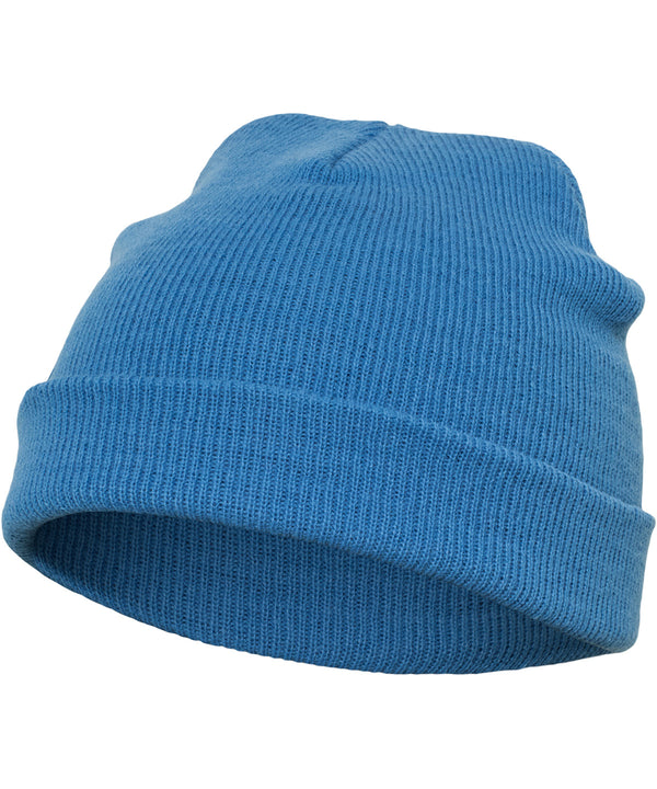 CL Blue - Heavyweight beanie (1500KC) Hats Flexfit by Yupoong Headwear, New Colours for 2023, Winter Essentials Schoolwear Centres