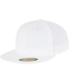 White - Premium 210 fitted cap (6210) Caps Flexfit by Yupoong Headwear, New Colours for 2023, Rebrandable, Sports & Leisure Schoolwear Centres